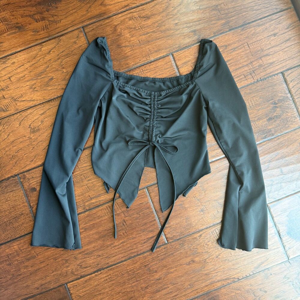 NO BRAND CROP LONG SLEEVE